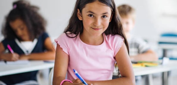 students taking notes in class