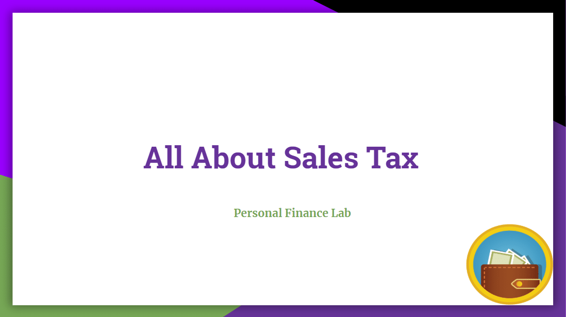 sales tax